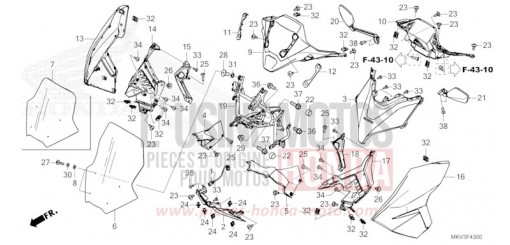 WINDLAUF, VORNE/SPIEGEL NSS750P de 2023